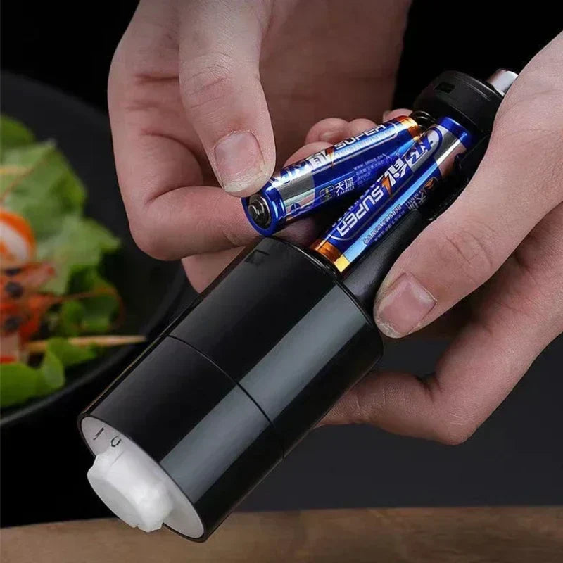 BrightMaal - Moulin Électrique à Sel et Poivre avec Éclairage LED
