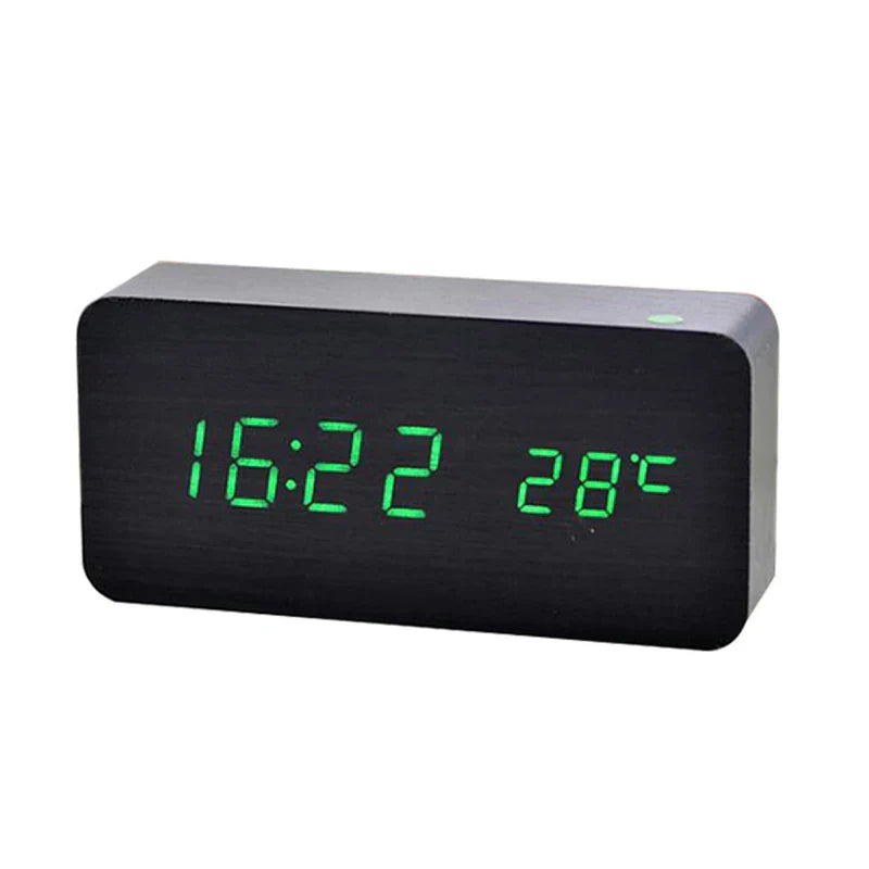WoodTime - Natural Wood Digital Clock