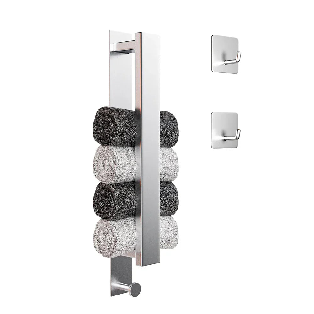 Adhesive Towel Holder - Modern Stainless Steel Wall Mount for Bathroom