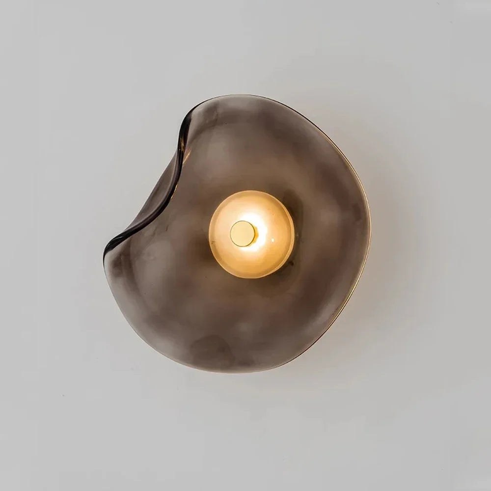 GlasLume - Modern Glass LED Wall Sconce for Bedroom