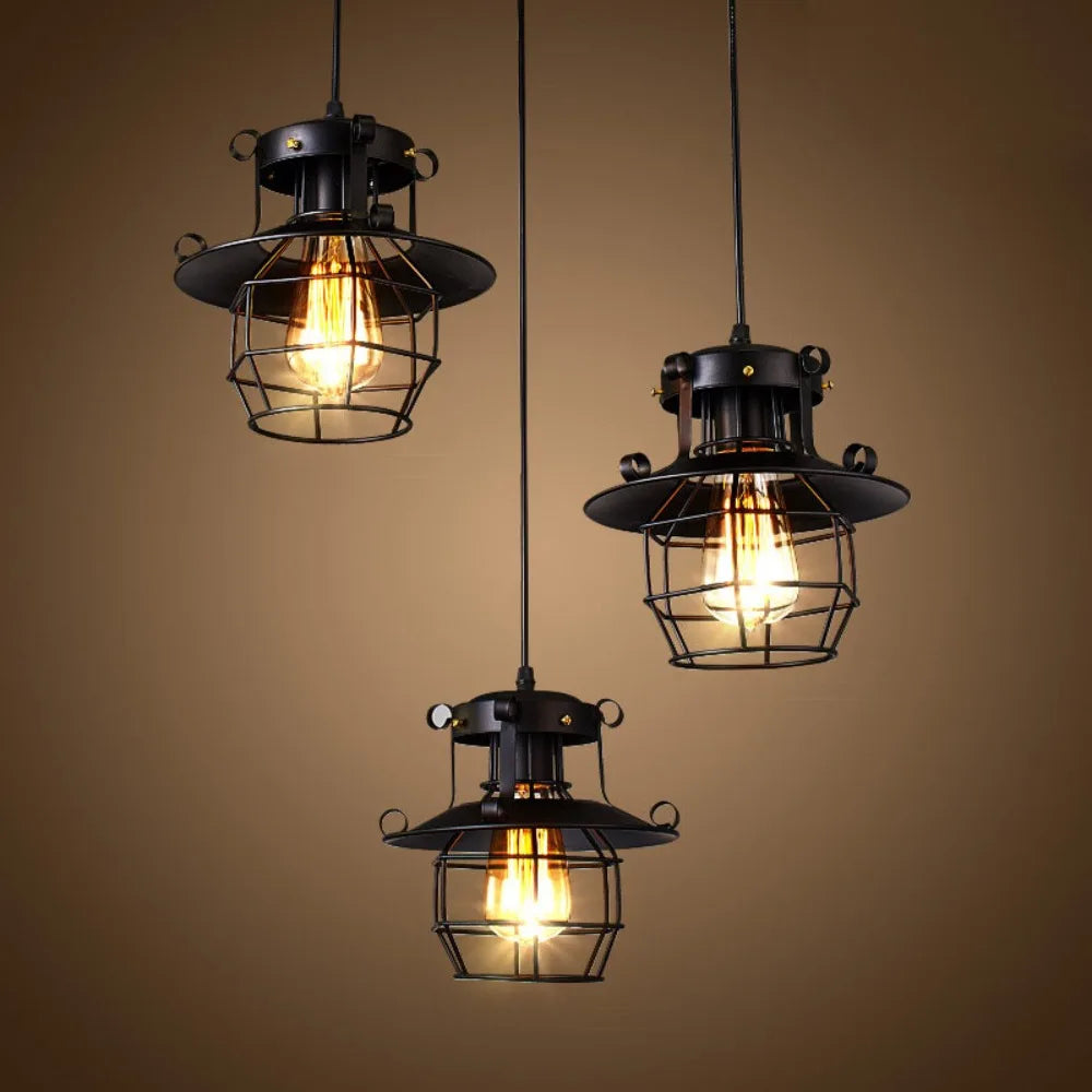 Luminova Pro - Retro Industrial Dimmable Pendant Light