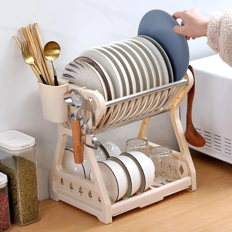 RackMaster - Foldable Stainless Steel Dish Rack