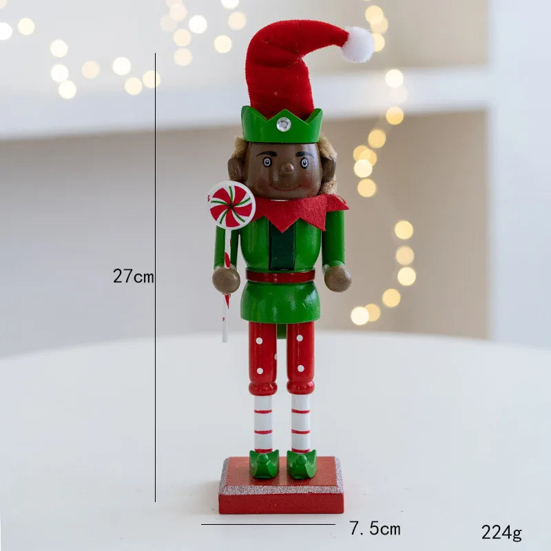Wooden Christmas Elves - Timeless Traditional Decoration