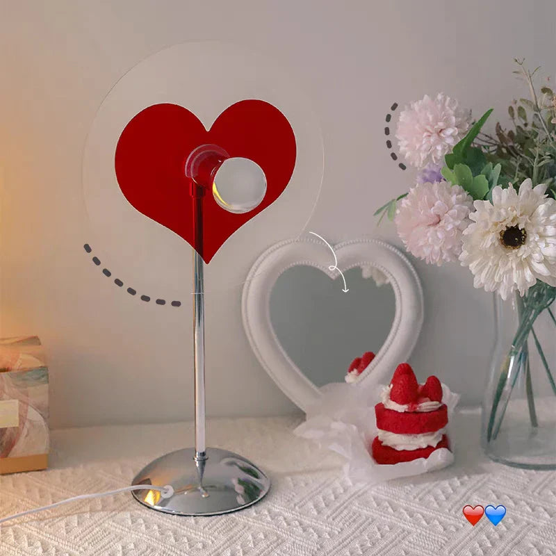 LoveLight - Heart-Shaped LED Lamp for a Romantic Ambiance
