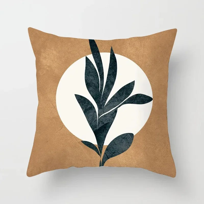 VelvetHaven - Botanical Cushion Cover for a Fresh, Natural Interior