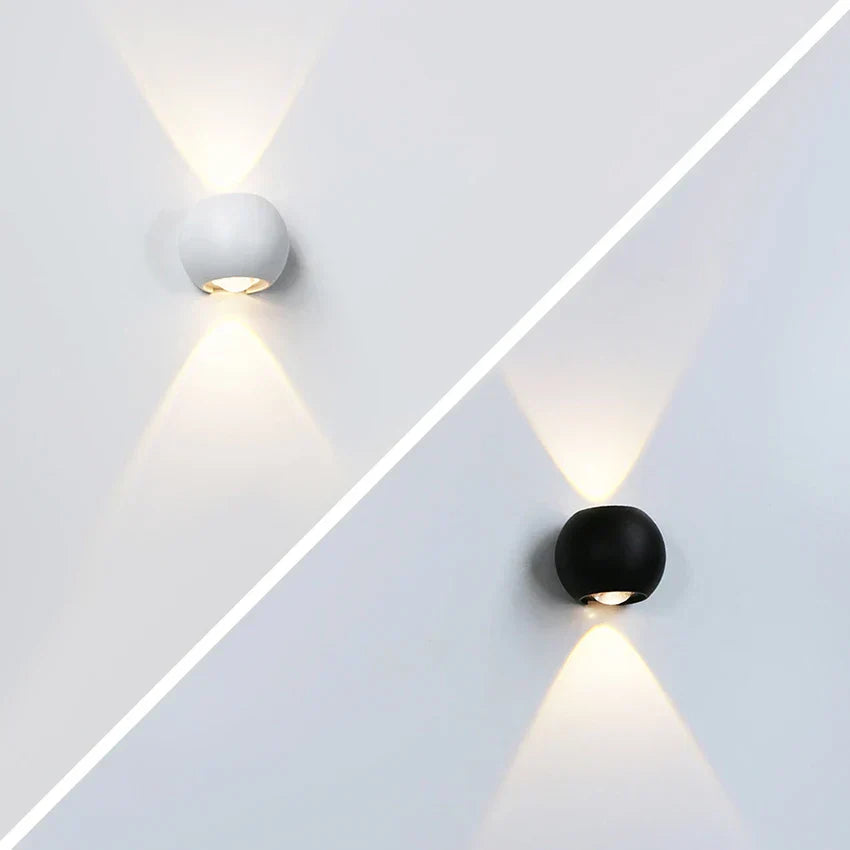 Corvantis - 6W Solar Outdoor Wall Light