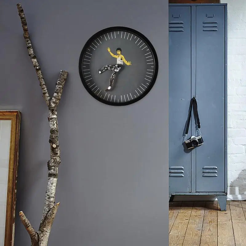 KungFuTime - Decorative Chinese Kung-Fu Wall Clock