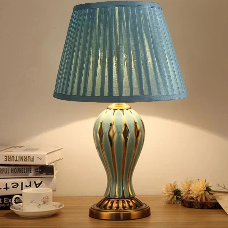 TimelessLuxe - Antique Ceramic Lamp for Elegant Interiors