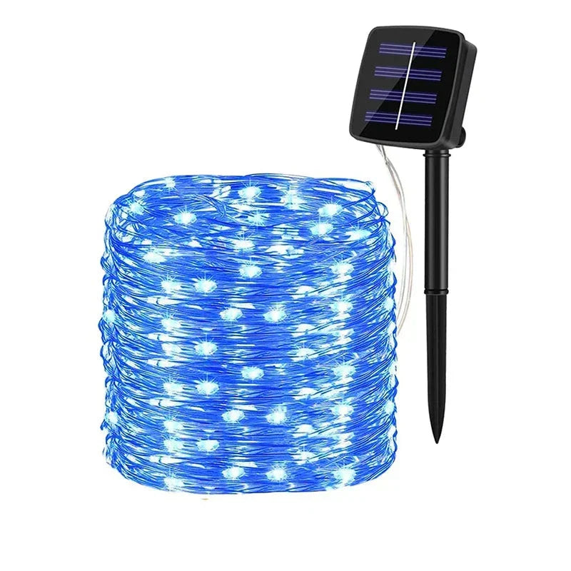EtoilesSolaires - Solar Star String Lights for Gardens
