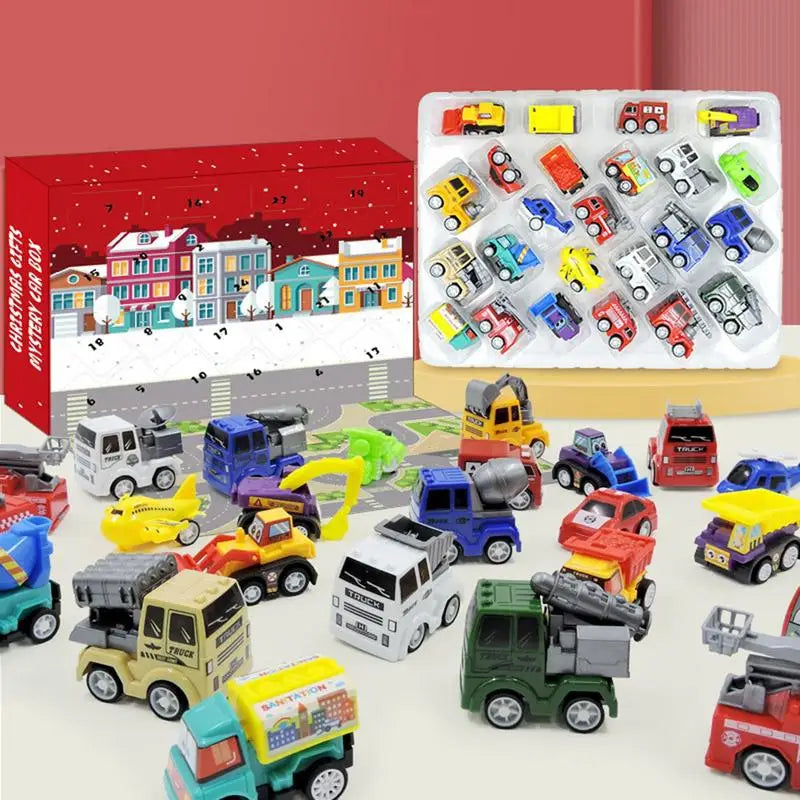 SpeedJoy Calendar - Christmas Countdown Car Calendar for Kids