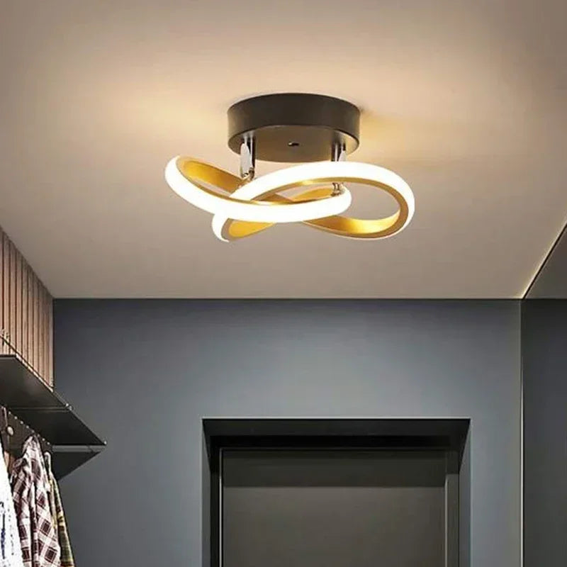 LuxeLED - Plafonnier LED Élégant pour Salon Moderne