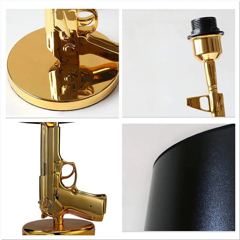 Artistic Glow - Pistol-Shaped Design Desk Lamp