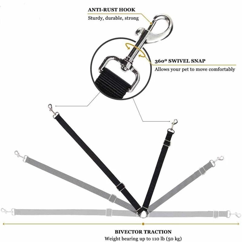 SafePaw - Luxury Car Safety Leash for Dogs
