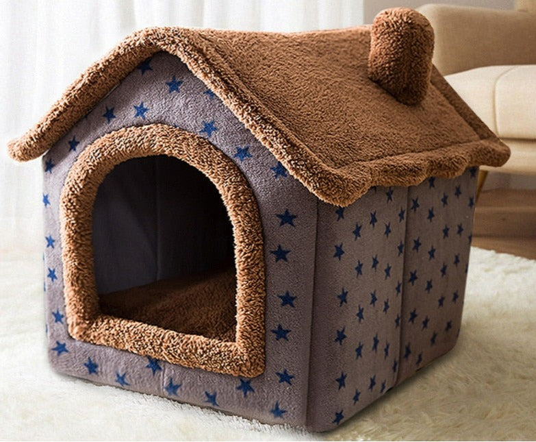 FluffyHaven - Cozy Pet House for Cats and Small Dogs