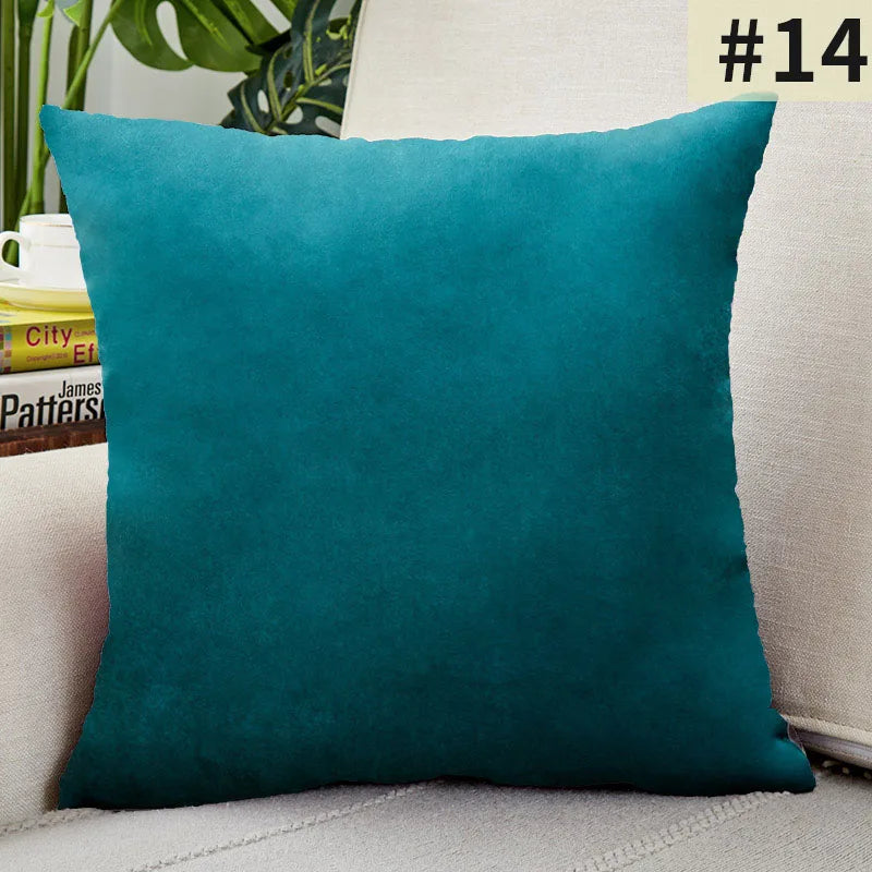 VelvetChic Cushion Cover - Solid Velvet Cover for a Luxurious Interior