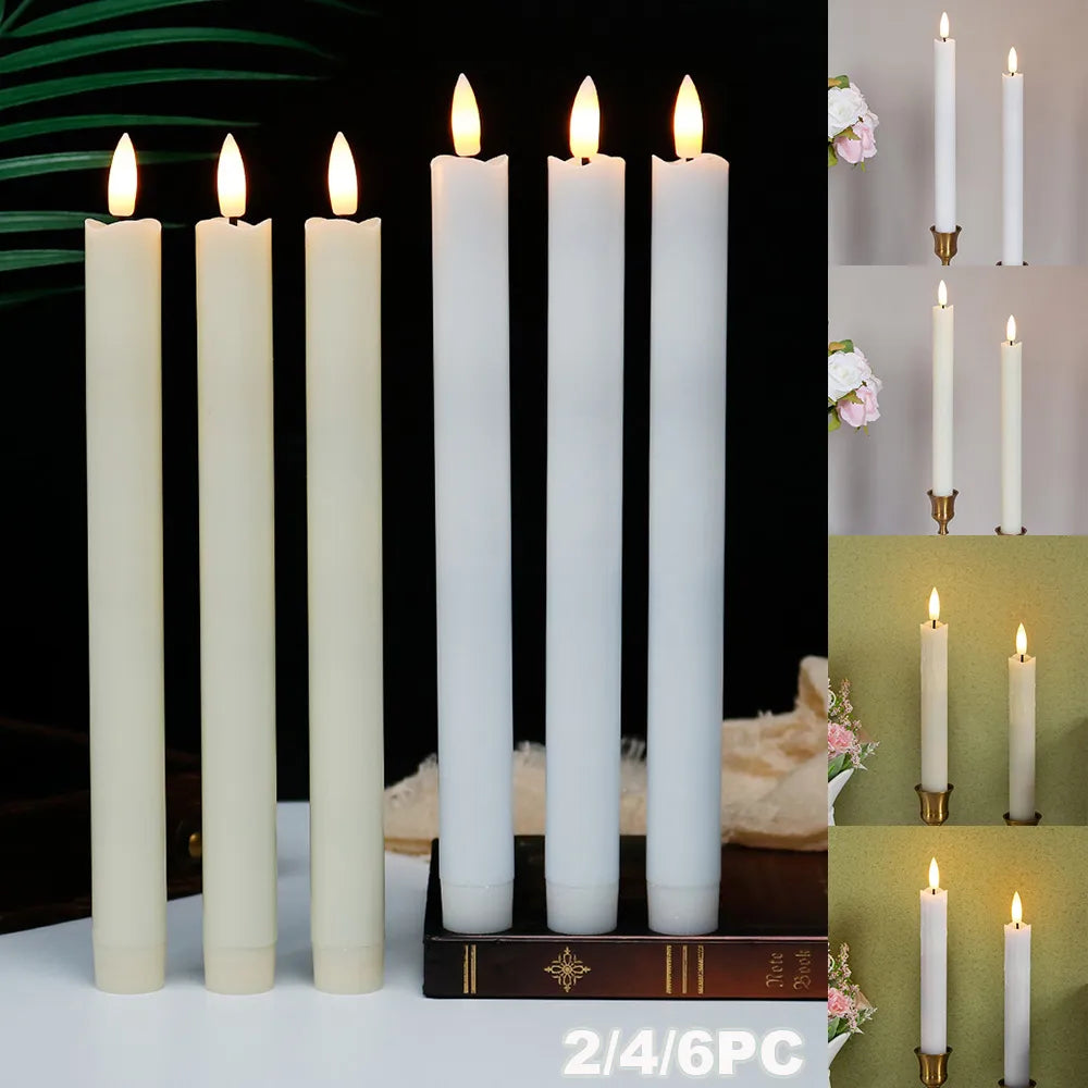 TaperFlame - Elegant Flameless LED Taper Candle Set