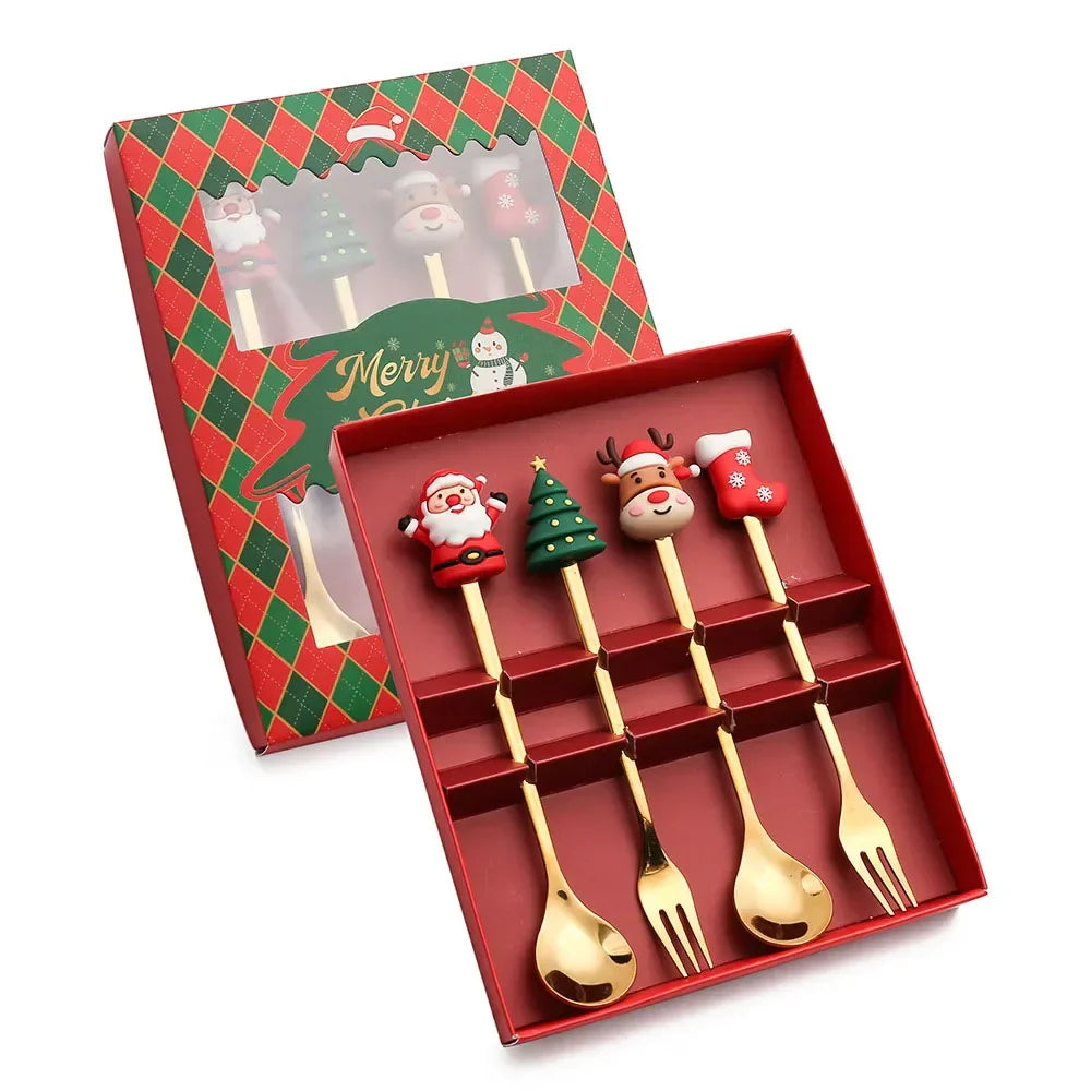 XmasSpoons - Elegant Christmas Spoon Set for the Festive Table