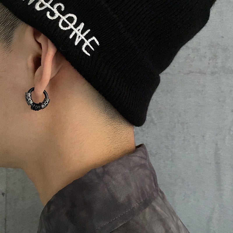 Boucles d'Oreilles Urbaines Chic - Style Audacieux et Spirituel