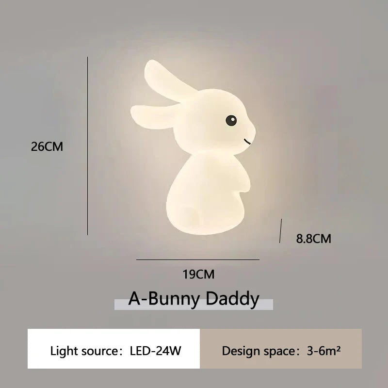 RabbitGlow Lamp - Rabbit LED Wall Lamp for Kids' Room