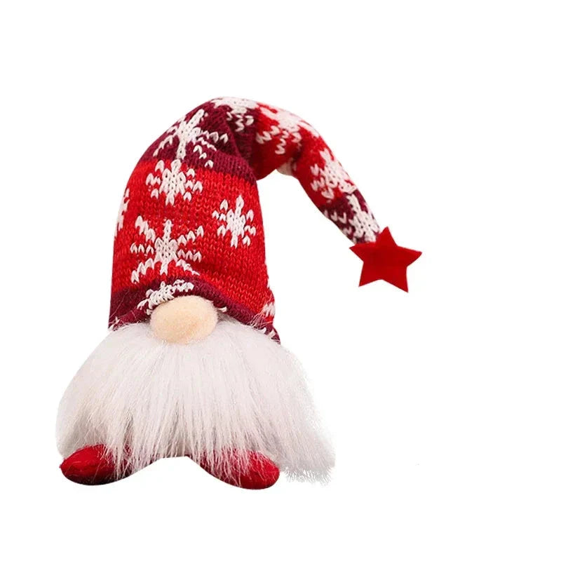 Light-Up Christmas Gnome - Cozy Knit Festive Decoration