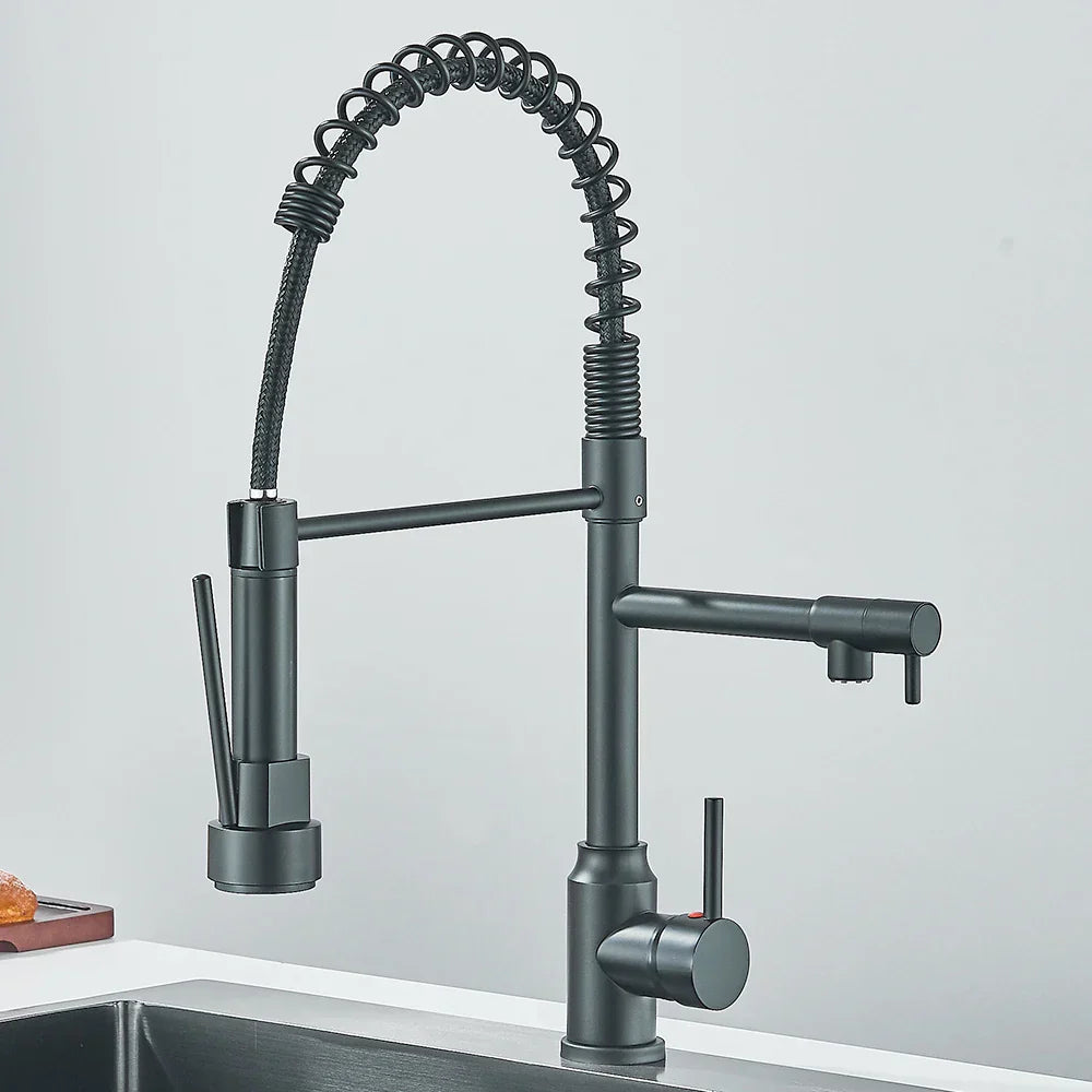 FlexiSpray - Modern Kitchen Faucet with Flexible Spout