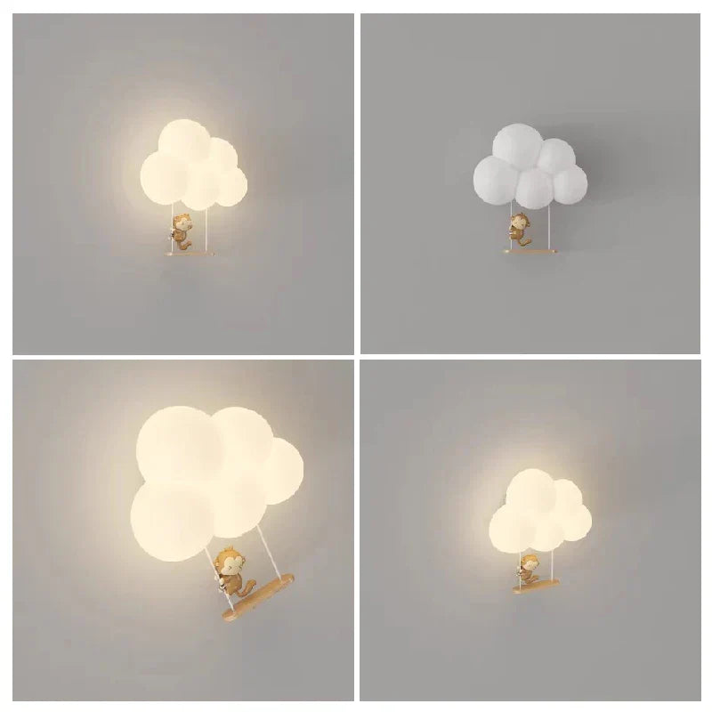 CloudLight - Modern LED Wall Lamp for Kids Bedroom