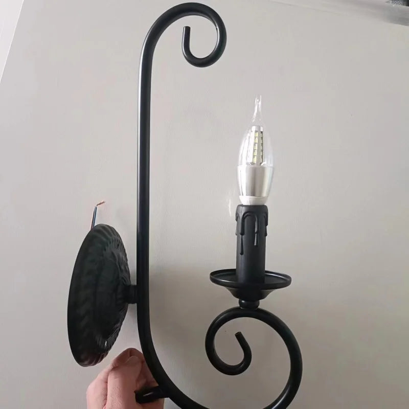 VintageGlow Wall Light - Industrial Vintage Metal Sconce
