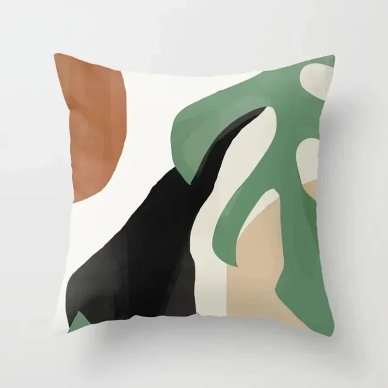 VelvetHaven - Botanical Cushion Cover for a Fresh, Natural Interior