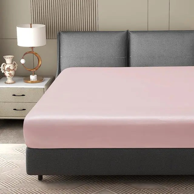 SatinDoux - Soft Satin Fitted Sheet for Ultimate Comfort