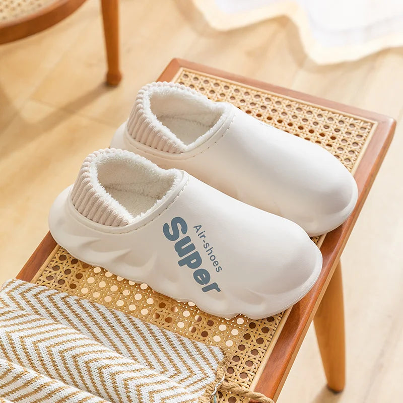 CozySol - Cotton Slippers with Plush Lining for Winter