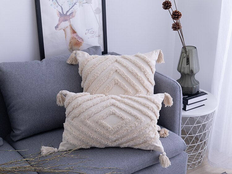 BohoVibes Pillow Covers – Style Ibiza pour Maison