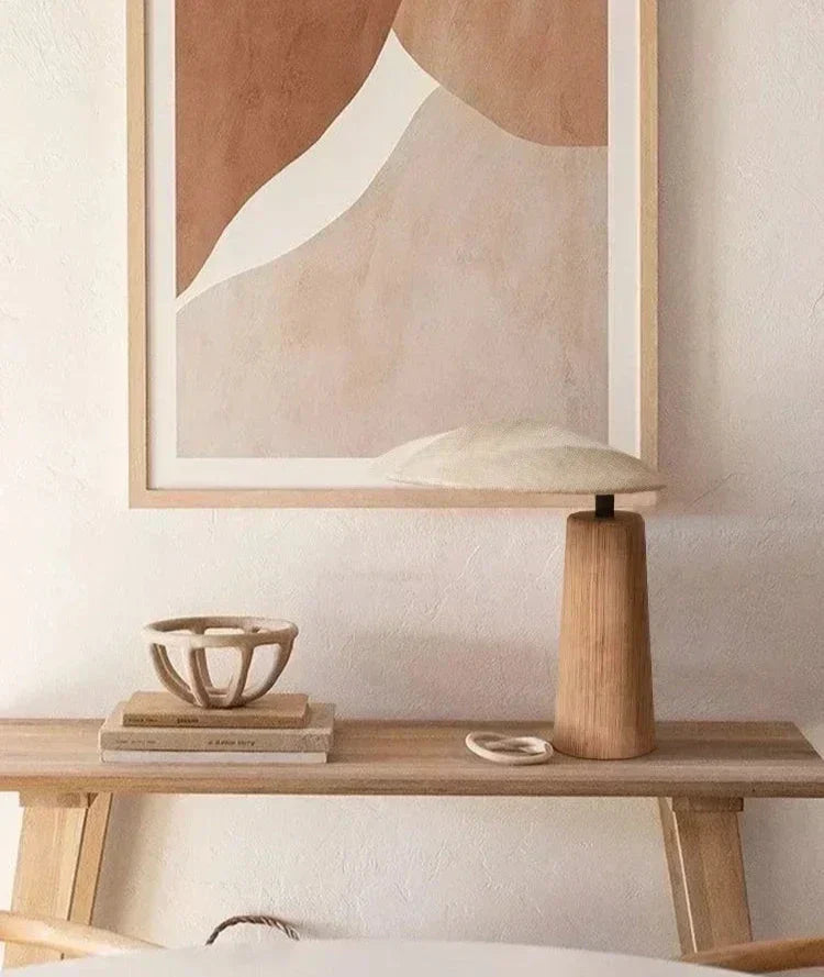 Tamoka - Retro Wooden Lamp for Serene Lighting
