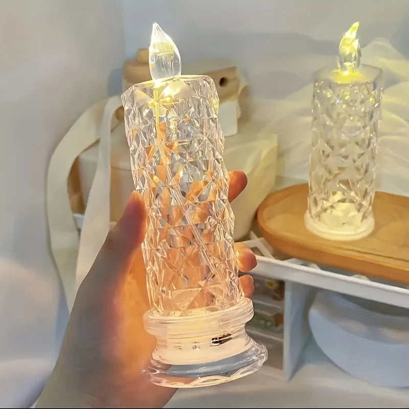 EnchantingGlow Candle - Flameless LED Candle for a Cozy Ambiance