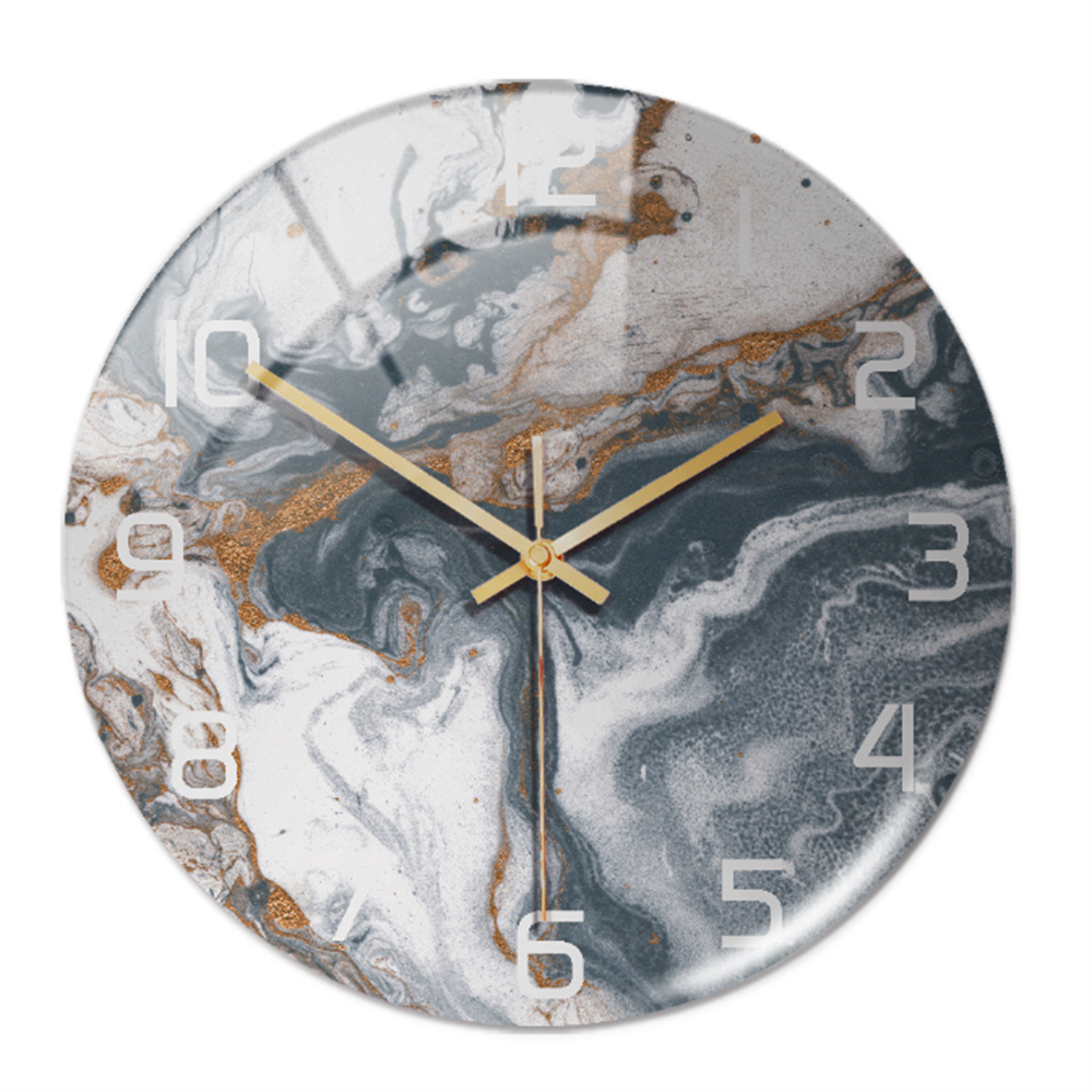 Timeless Marble - Silent Mechanism Marble Wall Clock