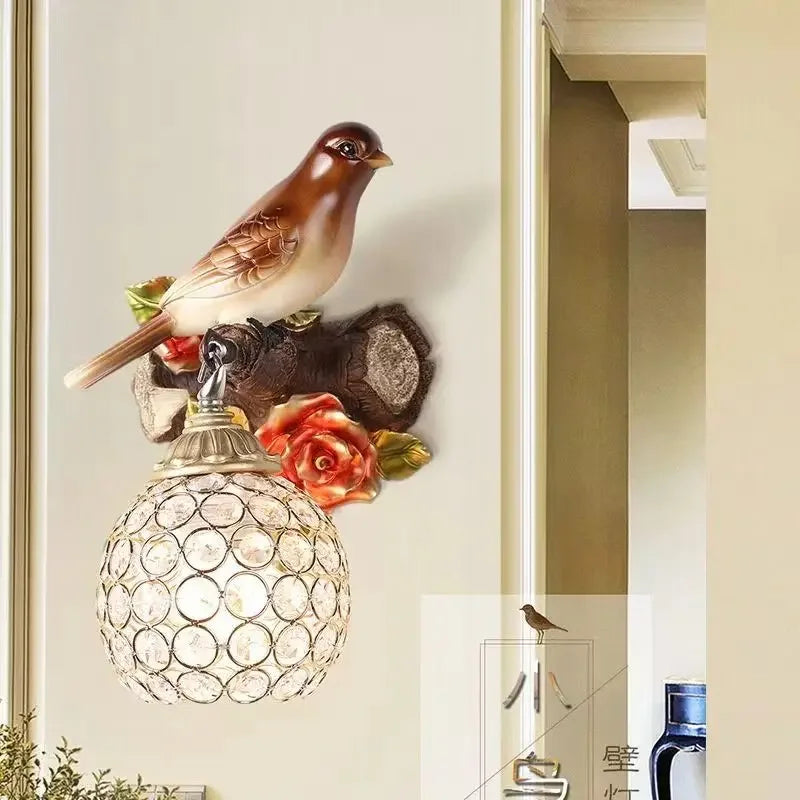 BirdGlow - LED Bird Wall Light for Bedroom and Living Room