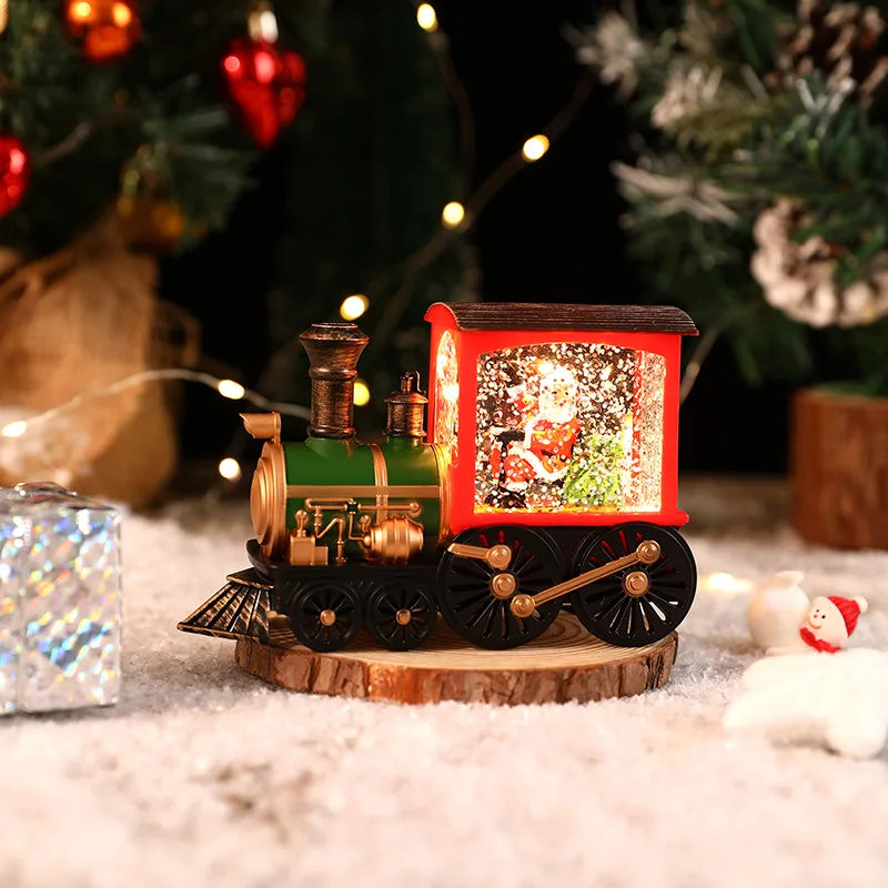 EnchantedTrain Decoration - Magical LED-Lit Christmas Scene