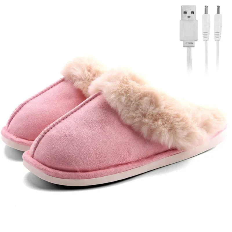 BlissCush Slippers - Cozy Plush Heated Slippers for Winter