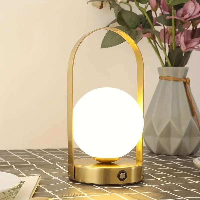 FlexiGlow - Lampe de Table LED Rechargeable pour Extérieur