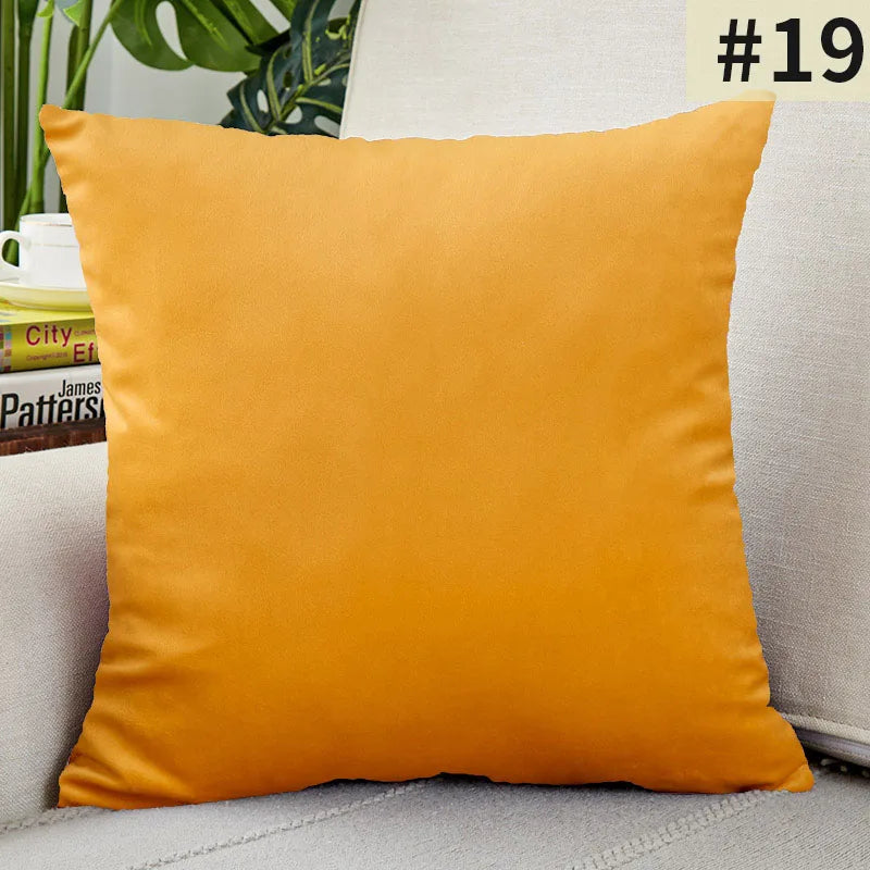 VelvetChic Cushion Cover - Solid Velvet Cover for a Luxurious Interior