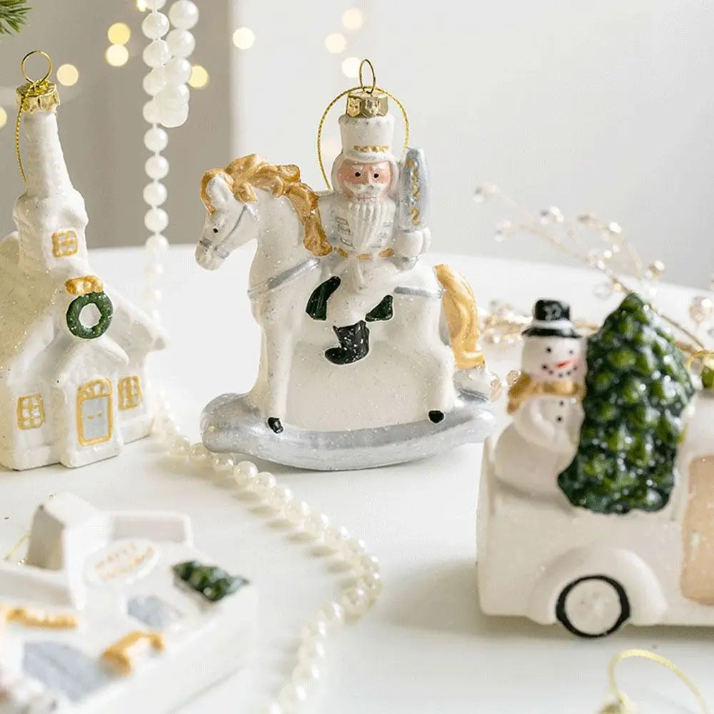 CharmingSnow - Enchanted Ceramic Christmas Ornament