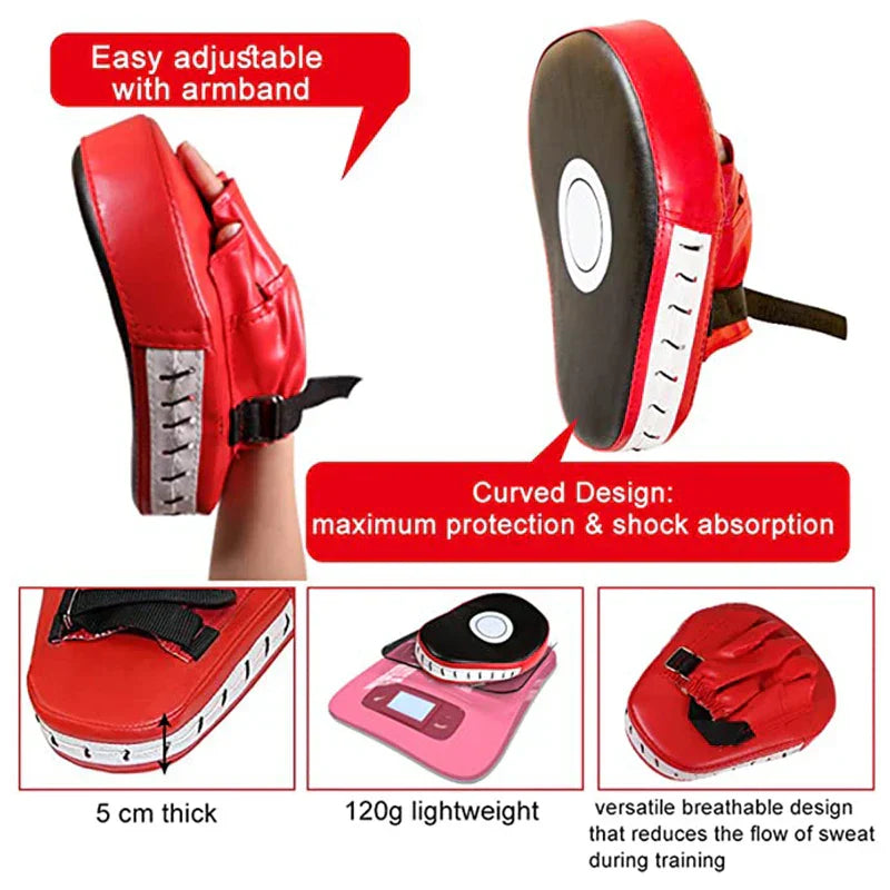 StrikeShield - Pao de boxe incurvé pour entraînement pro