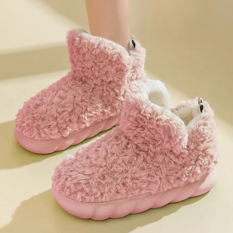 VelvetLuxe - Cozy Cotton Plush Winter Slippers