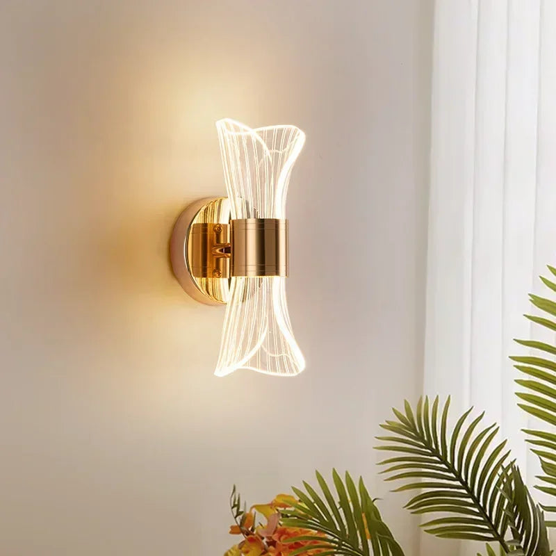 GlowCurve - Applique Murale LED Élégante pour Chambre et Salon