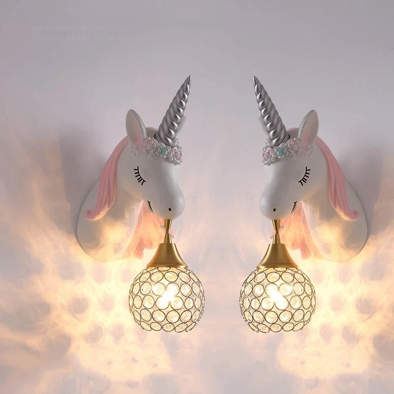 UnicornLicht - Unicorn Wall Sconce for Kids' Room