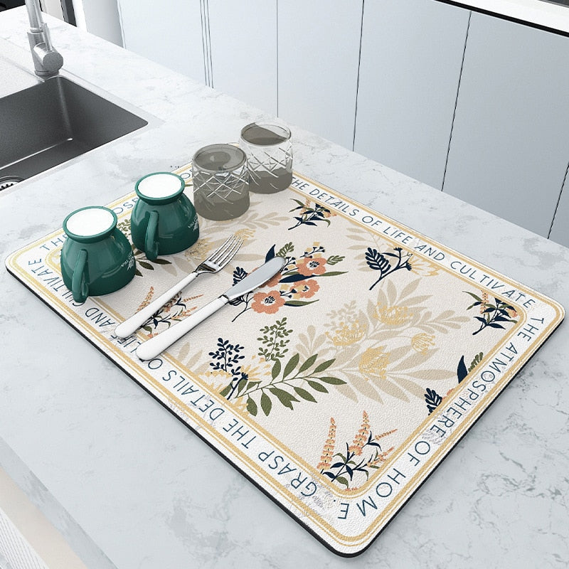 Absorbmat Premium - The Perfect Kitchen Mat for Beautifully Dry Dishes