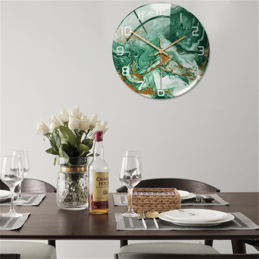 Timeless Marble - Silent Mechanism Marble Wall Clock