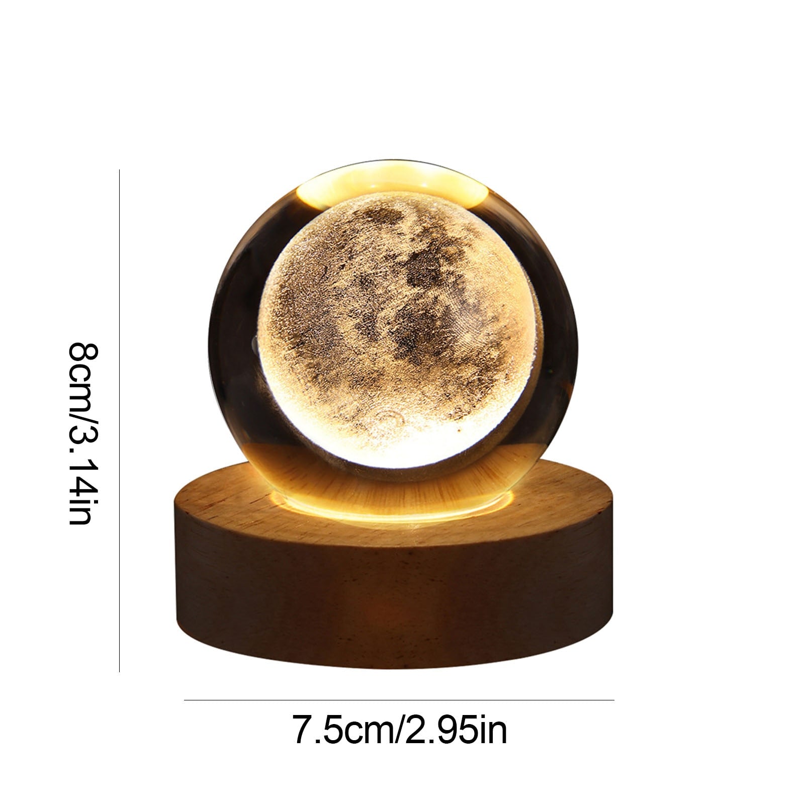Crystal Light Ball – Sphère Lumineuse Enchantée Maison