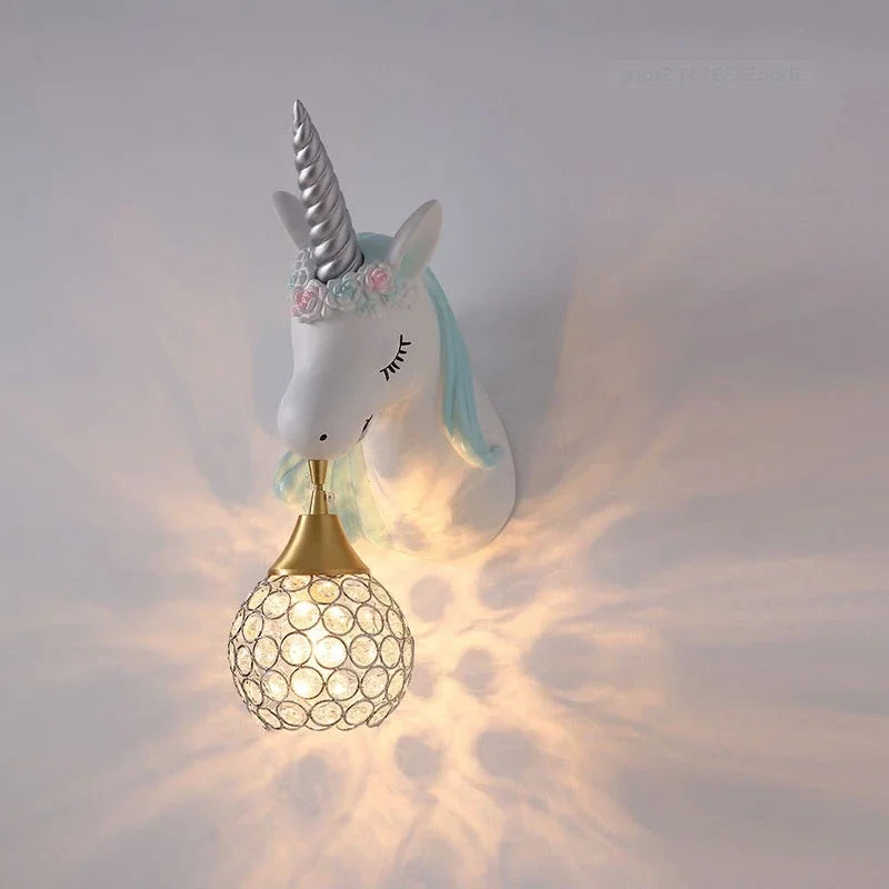 UnicornLicht - Unicorn Wall Sconce for Kids' Room