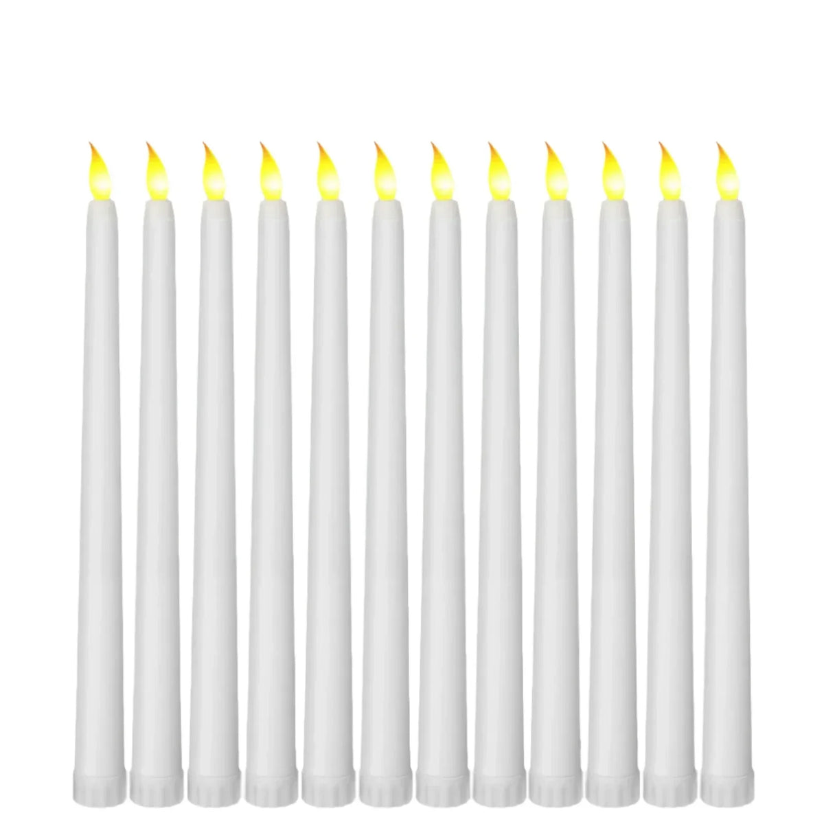 Shadowglow - Elegant Black LED Candles for a Magical Ambience