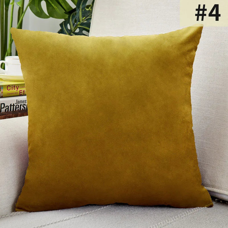 VelvetChic Cushion Cover - Solid Velvet Cover for a Luxurious Interior